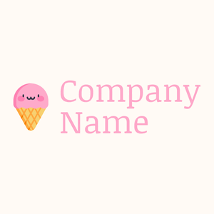 Carnation Pink Icecream on a Seashell background - Essen & Trinken