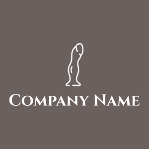 Dildo logo on a Zambezi background - Abstrait