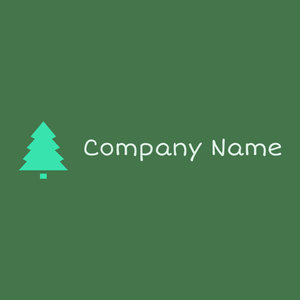 Pine tree logo on a Killarney background - Milieu & Ecologie