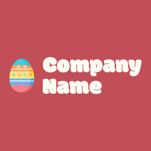 Easter egg on a Fuzzy Wuzzy Brown background - Religiosidade