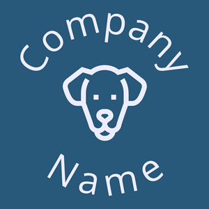 Labrador logo on a Orient background - Tiere & Haustiere