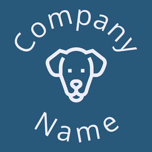 Labrador logo on a Orient background - Animais e Pets