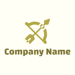 Bow and arrow on a Ivory background - Jogos & Recreação