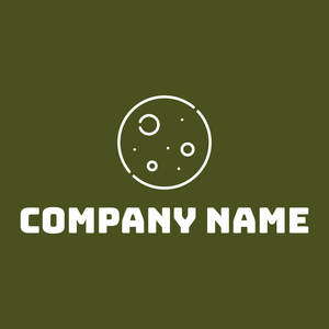 Moon logo on a Army green background - Landschaftsgestaltung
