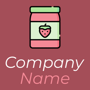 Jam logo on a Hippie Pink background - Cibo & Bevande