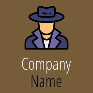 Detective logo on a Shingle Fawn background - Arte & Intrattenimento
