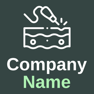 Laser logo on a Firefly background - Medical & Farmacia