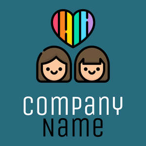 Lesbian logo on a Orient background - Citas