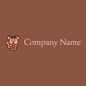 Squirrel logo on a El Salva background - Animali & Cuccioli