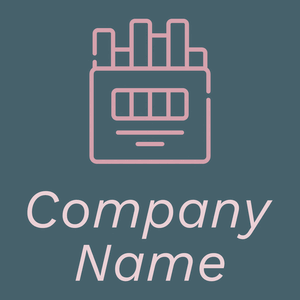 Chalk box logo on a grey background - Educación