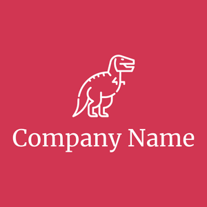 Tyrannosaurus logo on a Brick Red background - Categorieën