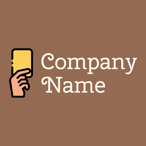 Yellow card logo on a Leather background - Sommario