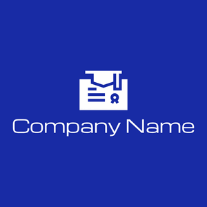 College logo on a Blue background - Negócios & Consultoria