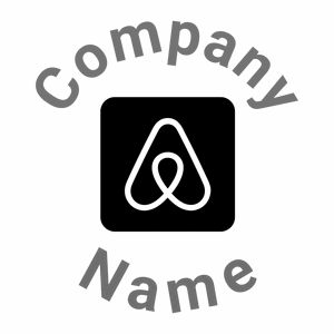 Black Airbnb on a White background - Viaggi & Alberghi