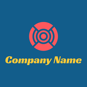 Motion detector logo on a Dark Cerulean background - Médicale & Pharmaceutique