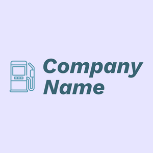 Gas pump logo on a Ghost White background - Automobili & Veicoli