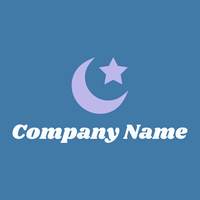 Islam logo on a Steel Blue background - Comunidad & Sin fines de lucro