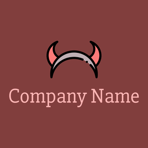 Devil logo on a Stiletto background - Religión