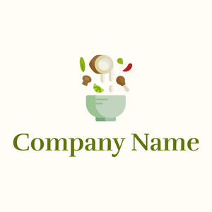 Chicken Soup on a Floral White background - Eten & Drinken