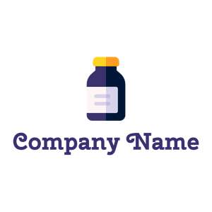 Prussian Blue Chemical on a White background - Industriel