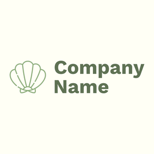 Seashell logo on a Ivory background - Abstracto