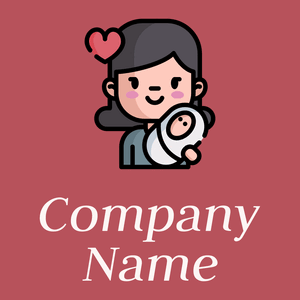 Mother logo on a Blush background - Kinderen & Kinderopvang