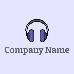 Black Headphones on a Ghost White background - Computadora