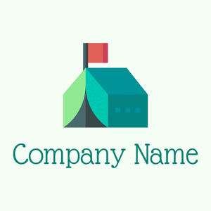 Tent logo on a Honeydew background - Autos & Fahrzeuge