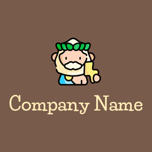 Jupiter logo on a Tobacco Brown background - Landschapsarchitectuur