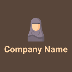 Woman logo on a Brown Derby background - Community & No profit