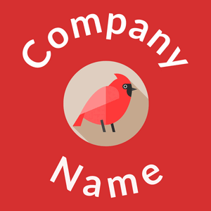 Pearl Bush Northern cardinal on a Persian Red background - Animales & Animales de compañía