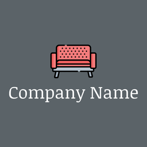 Sofa logo on a Shuttle Grey background - Muebles de casa