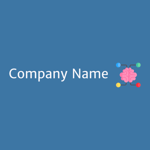 Mind map logo on a Steel Blue background - Medisch & Farmaceutisch