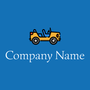 Jeep logo on a Denim background - Automobile & Véhicule