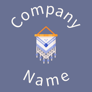 Macrame logo on a Slate Grey background - Entertainment & Kunst