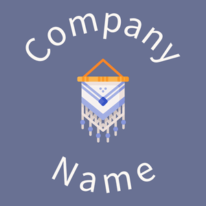 Macrame logo on a Slate Grey background - Arte & Intrattenimento