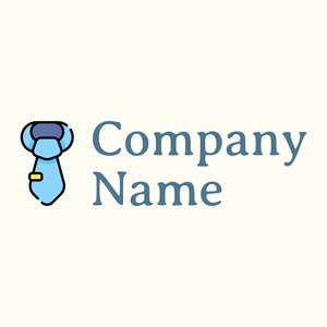 Tie logo on a Ivory background - Moda & Belleza