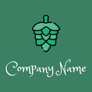 Hop on a Viridian background - Alimentos & Bebidas