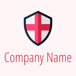 Cardinal Shield on a Lavender Blush background - Política