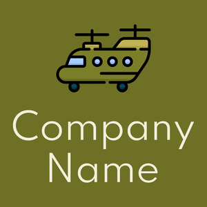 Army logo on a Olivetone background - Automobile & Véhicule