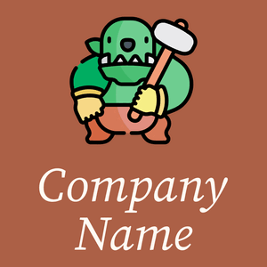 Orc logo on a Tuscany background - Abstracto