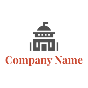 flat design Embassy on a White background - Politik