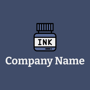 Ink bottle logo on a Astronaut background - Communicatie