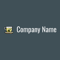 Hot tea logo on a Atomic background - Fiori