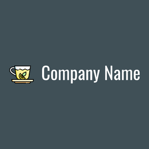 Hot tea logo on a Atomic background - Fiori