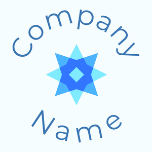 Shape on a Azure background - Abstract