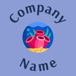 Coral logo on a Portage background - Animali & Cuccioli