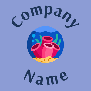 Coral logo on a Portage background - Dieren/huisdieren