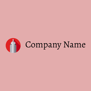 Empire state building logo on a Shilo background - Architectuur