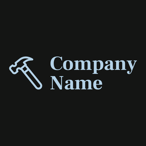 Hammer logo on a Black Bean background - Costruzioni & Strumenti